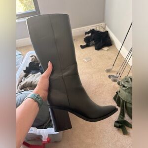 Windsor Black Heeled Boots